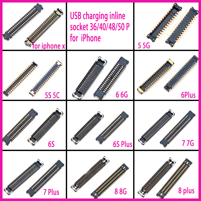 Charging Port Flex - 1PC Conector de Cabo Flexível FPC