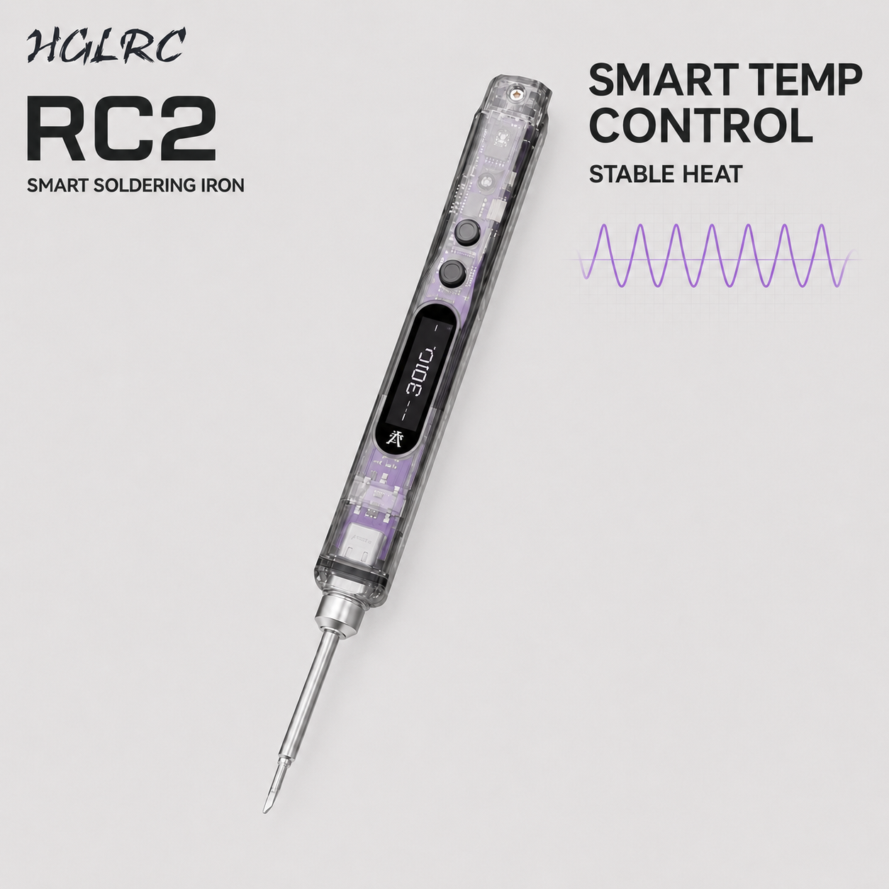 Electronics Repair Classes - Ferro de Solda Elétrico Portátil HGLRC