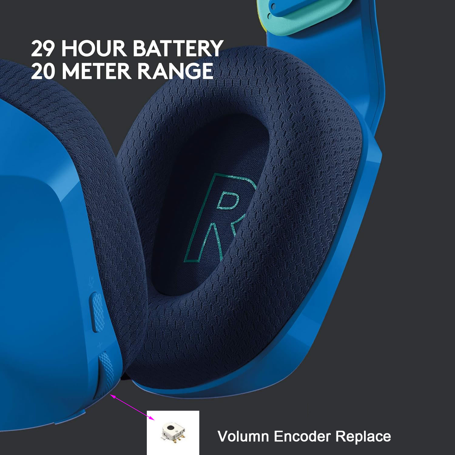 Electronics Repair Book - Logitech G733/G335/G535 Kit de reparo de