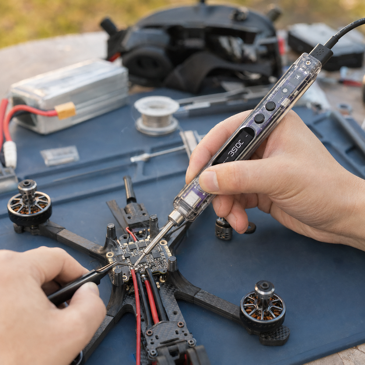 Ferro de Solda Portátil Mini H - Electronics Repair Classes avaliação e preço